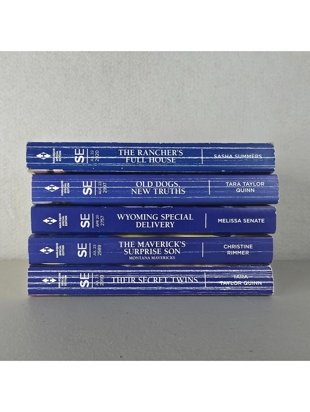 Harlequin Special Edition Romance Lot Cowboy Ranch Family 5 Books
